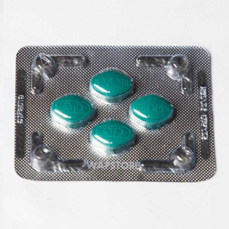 Bild des Blisters von Kamagra Gold mit 4 Tabletten darin 