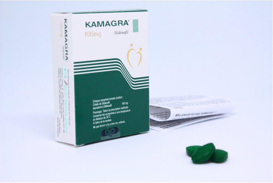 
ein Seitenfoto von Kamagra Originalverpackung von Ajanta Pharma