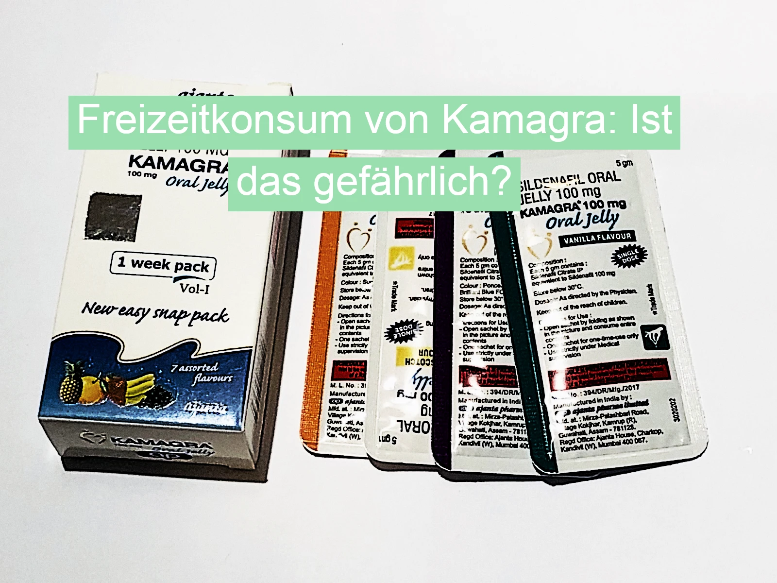 Freizeitkonsum von Kamagra: Ist das gefährlich?